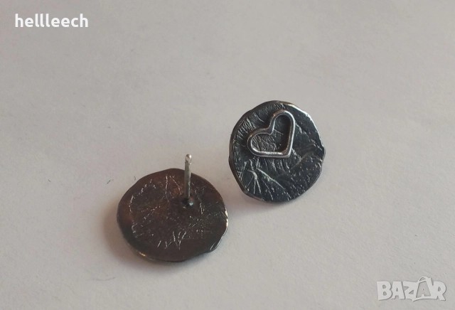 Сребърни обеци, снимка 4 - Обеци - 52772215