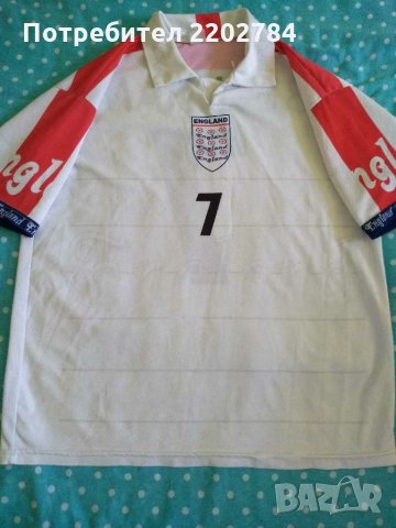 Футболна тениска Бекъм,Англия,England,Beckham