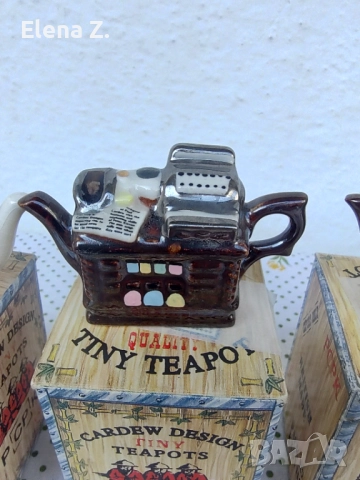 Колекционерски чайници орнаменти Paul Cardew, снимка 4 - Колекции - 52798470