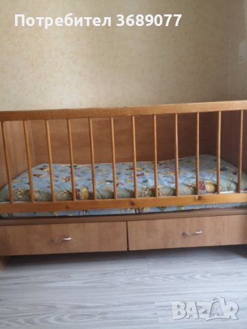 бебешко легло 120 х 60 см, снимка 2 - Бебешки легла и матраци - 42575450