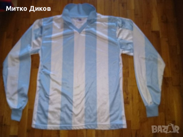 Футболна тениска тип Аржентина маркова на Салер дълъг ръкав размер Л, снимка 1 - Футбол - 37517869