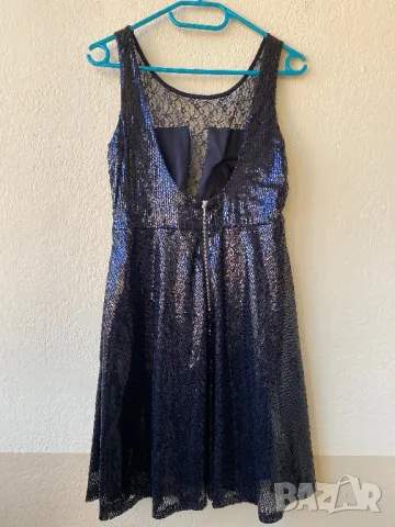 Рокля с пайети , снимка 3 - Рокли - 49615509