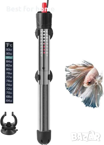 HITOP HP-608 300W потопяем и регулируем нагревател за аквариум с термометър и вендузи