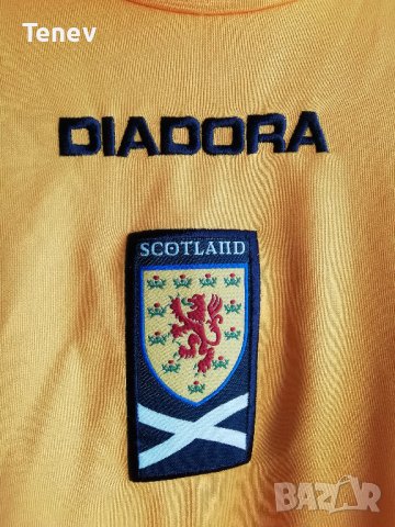 Scotland Diadora Шотландия рядка оригинална футболна тениска фланелка XL, снимка 3 - Тениски - 38832467