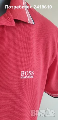 Hugo Boss Paddy Pique Cotton Regular Fit Mens Size XL ОРИГИНАЛНА Тениска!, снимка 2 - Тениски - 50255802