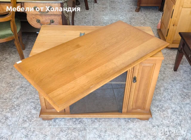 Дъбов шкаф за ТВ и техника, снимка 7 - Шкафове - 55705719