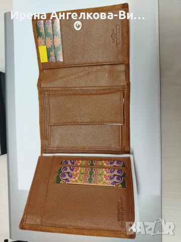 Дамско портмоне естествена кожа, снимка 7 - Портфейли, портмонета - 54110656