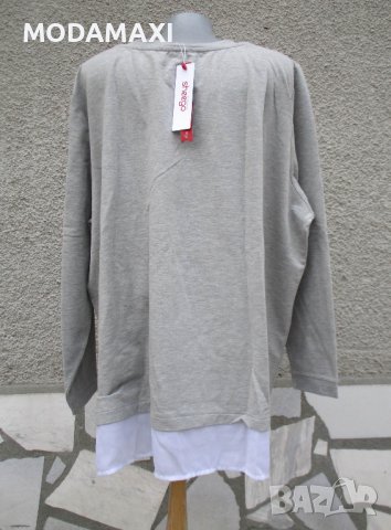 4XL и 7XL  Нова  блуза  Sheego с връзки , снимка 5 - Блузи с дълъг ръкав и пуловери - 39723280