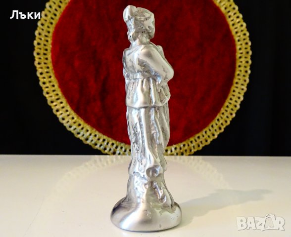 Статуетка,фигура Дама от калай 300 гр. , снимка 4 - Статуетки - 37998320