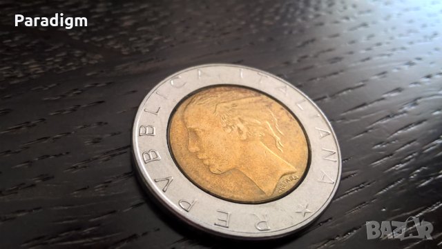Монета - Италия - 500 лири | 1988г., снимка 2 - Нумизматика и бонистика - 31712062