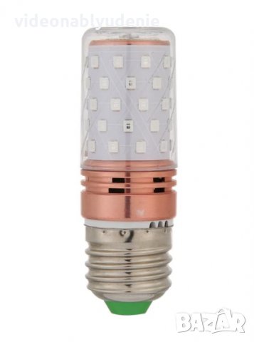 Антибактериална Бактерицидна Антивирус Гермицидна Крушка UV-C ОЗОН 60LED 60W Дезинфекция Стерилизира, снимка 4 - Други - 31003361