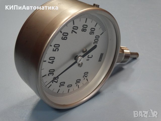 биметален термометър Wika ф100mm, -20+100°C, снимка 7 - Резервни части за машини - 34452528