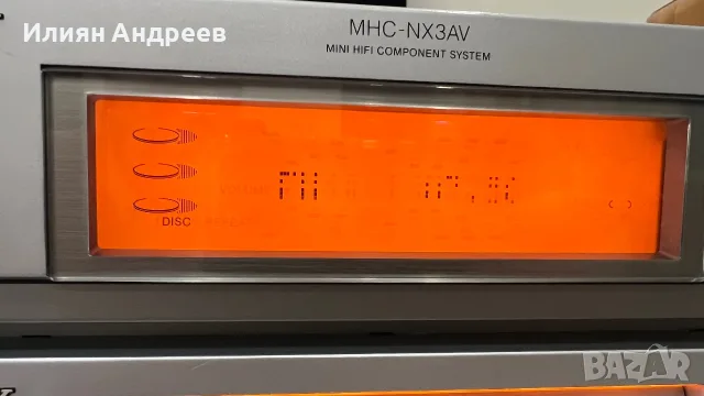 Продавам аудио система sony mhc nx3av, снимка 2 - Аудиосистеми - 55749626