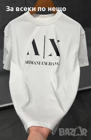 Armani Exchange Мъжка Тениска👕Мъжка Блуза С Къс Ръкав Код Mens P.263, снимка 2 - Тениски - 53922885