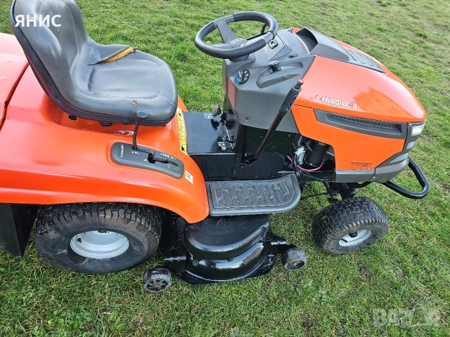 ТРАКТОРНА КОСАЧКА HUSQVARNA 22.КОНЯ. ПЕРФЕКТНА CTH 220 TWIN, снимка 6 - Градинска техника - 52740100