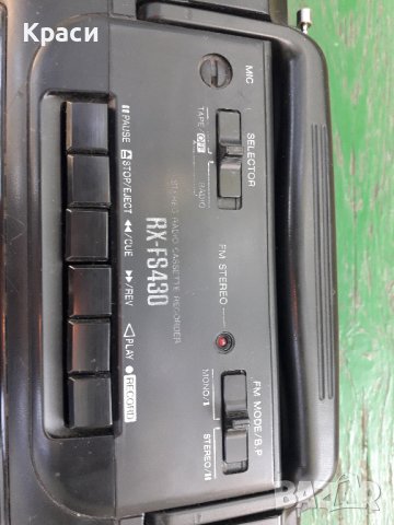 Panasonic RX-FS430 *Радиокасетофон*, снимка 5 - Радиокасетофони, транзистори - 37664973