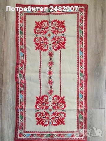 Стар бродиран тишлайфер , снимка 4 - Колекции - 47812436