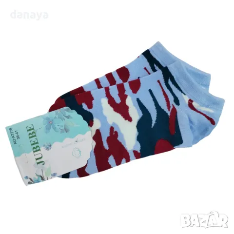 5617 Дамски чорапи Цветен камуфлаж, 36-41 номер, снимка 4 - Дамски чорапи - 48653073