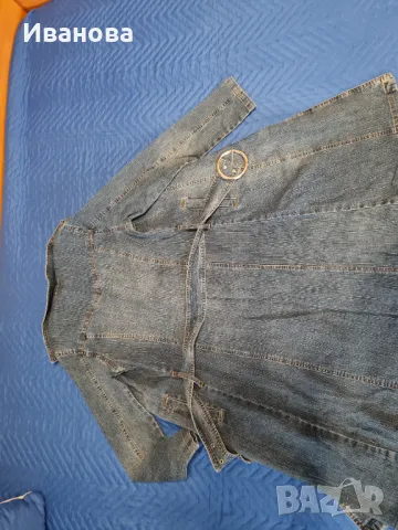 Дънков сукман, снимка 2 - Палта, манта - 50181884