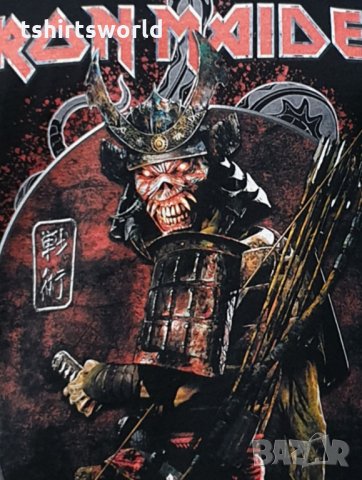 Нова мъжка тениска на музикалната група IRON MAIDEN - Senjutsu Samurai Eddie Snake Death  , снимка 17 - Тениски - 35622768