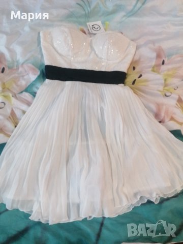 Уникална нежна бяла рокля , снимка 4 - Рокли - 40675362