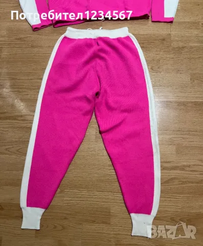 Дамски еластичен розов анцуг, снимка 4 - Спортни екипи - 47398704