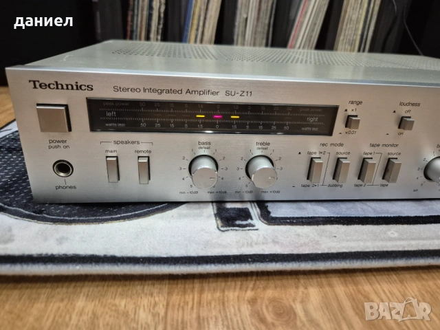 Стерео усилвател Technics SU-Z11 с много добър външен вид и отлично работещ!, снимка 2 - Ресийвъри, усилватели, смесителни пултове - 54228883