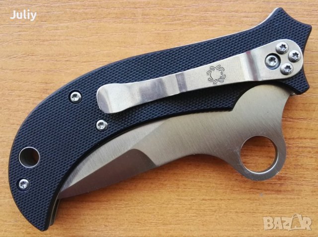 Сгъваем нож Spyderco Jot Singh Khalsa, снимка 10 - Ножове - 36753167