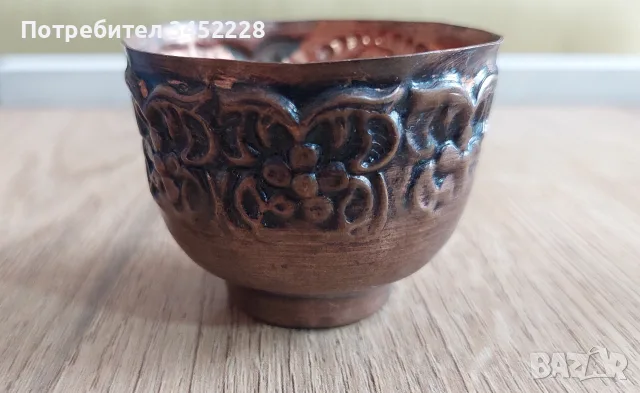Чашки медни за ценители , снимка 2 - Антикварни и старинни предмети - 55778072