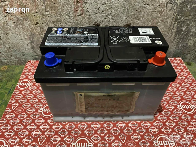 Нов акумулатор Варта/Varta EFB 70 ам/ч 700 А на VW оригинален с гаранция