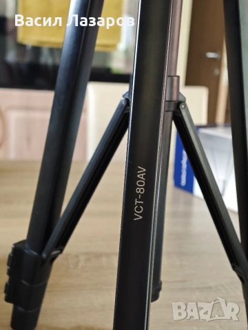 Статив SONY VCT-80AV Remote control tripod с вградено дистанционно управление в дръжката , снимка 3 - Чанти, стативи, аксесоари - 54041173
