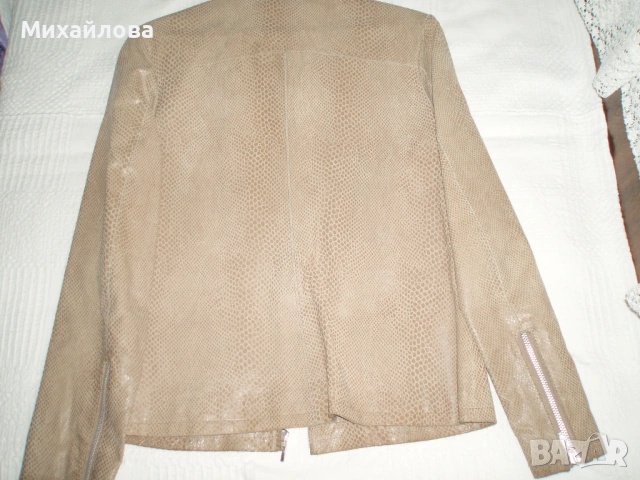 Кожено яке от естествена кожа + подарък велурено яке естествен велур, снимка 2 - Якета - 53222690