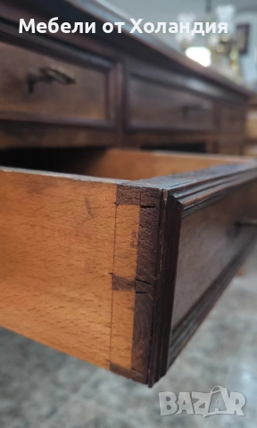 Старинно бюро от масив, снимка 9 - Бюра - 54110264