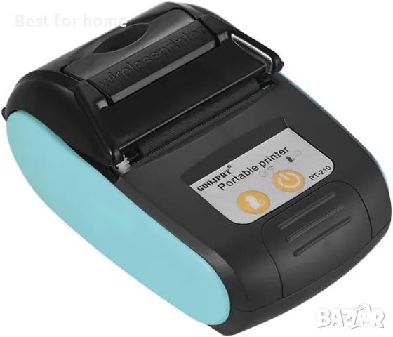 Преносим термичен принтер PT-210, снимка 3 - Принтери, копири, скенери - 49649770