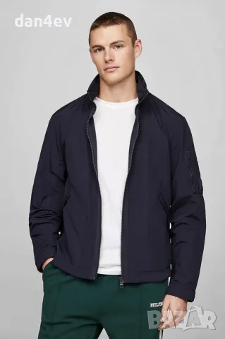 Преходно яке/ветровка Tommy Hilfiger Cotton Mix Stand Collar Jacket