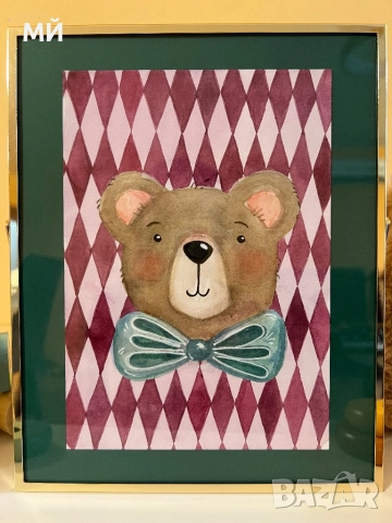 Илюстрация за подарък или детска стая, снимка 2 - Други - 52183951