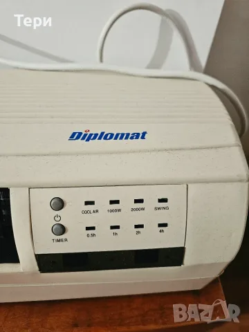 Вентилаторна печка Diplomat, снимка 2 - Отоплителни печки - 56455459
