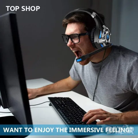 Геймърски слушалки SADES SA 882, снимка 4 - Аксесоари - 49105137