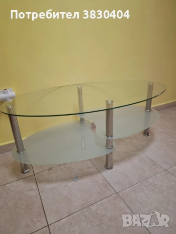 Нова стъклена холна маса 