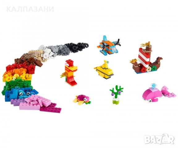 LEGO® Classsic 11018 - Творчески забавления в океана, снимка 3 - Конструктори - 36925756