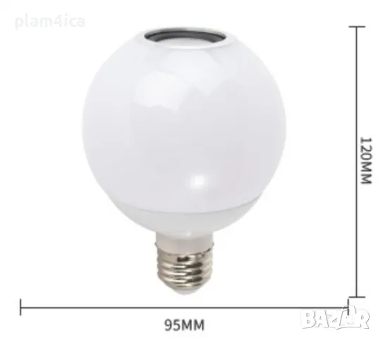 Цветна LED крушка с дистанционно , с 16 цвята, 4 режима и 5 нива на яркост, снимка 4 - Друга електроника - 48773699