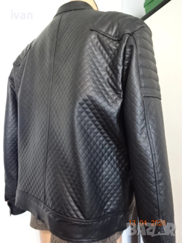 мъжко кожено яке, снимка 4 - Якета - 52910587