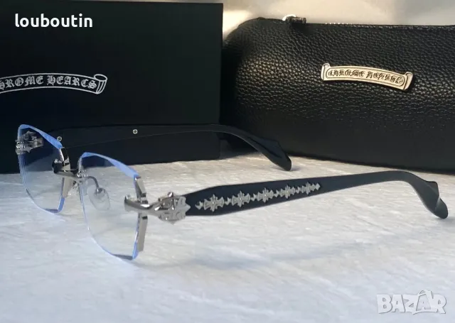 CHROME HEARTS диоптрични рамки очила за компютър прозрачни слънчеви мъжки дамски унисекс, снимка 12 - Слънчеви и диоптрични очила - 47698969