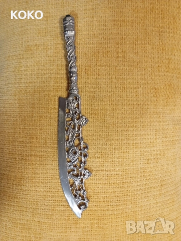 Античен Руски Нож за Писма , снимка 2 - Антикварни и старинни предмети - 52550363