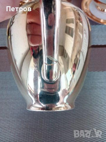 Антикварен и богато позлатен.Костен порцелан-Бавария.Маркиран.Ръчно изработен.Възможен коментар-цена, снимка 7 - Антикварни и старинни предмети - 40667437