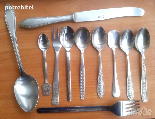 11 броя прибори за хранене различни