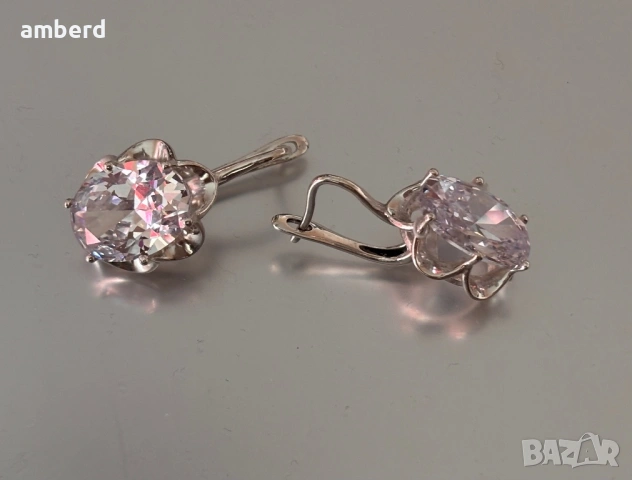 Невероятни сребърни обици -модел Е017