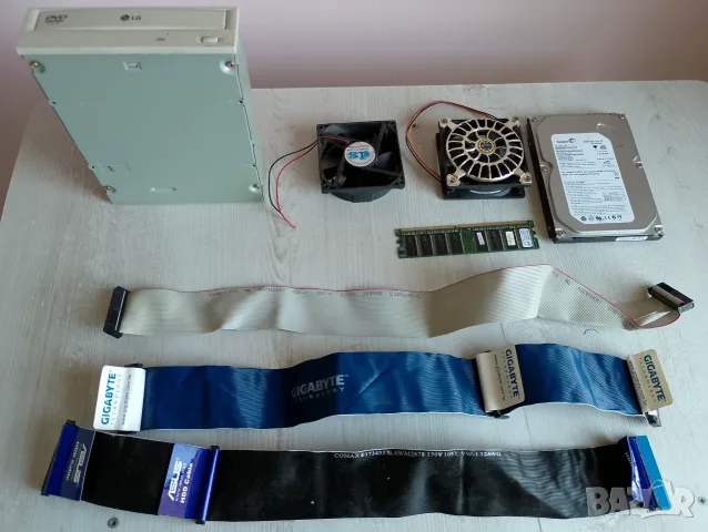 Компютърни компоненти - HDD 160Gb, DVD-ROM , RAM , cables, снимка 2 - Други - 56489087