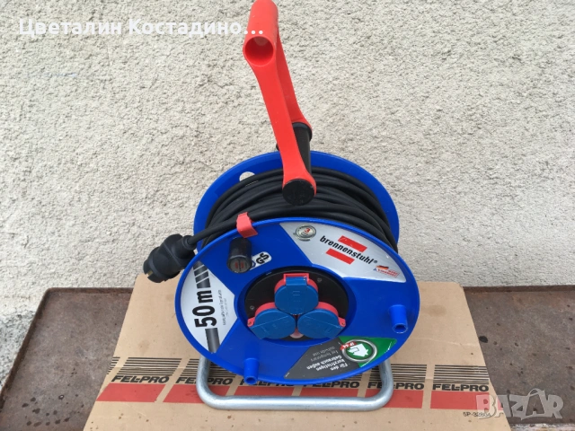 макара с удължител на марката "Brennenstuhl", снимка 3 - Други инструменти - 53943677