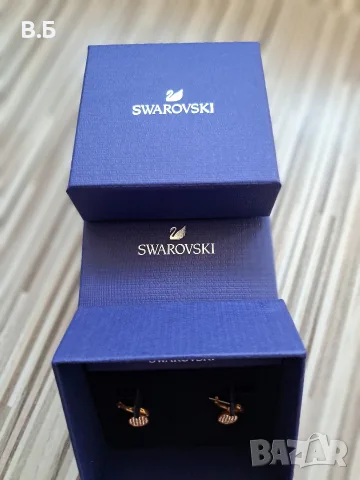 Обеци Swarovski , снимка 4 - Обеци - 56059556